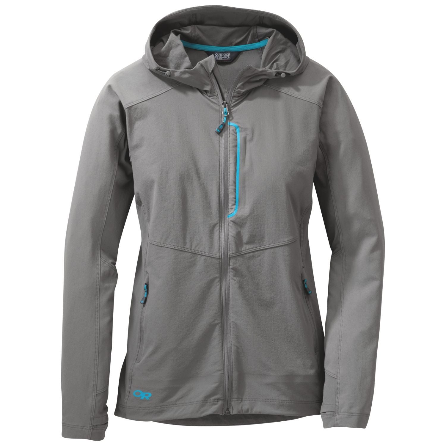 Outdoor Research Womens Ferrosi Hooded Jacket (Grey)