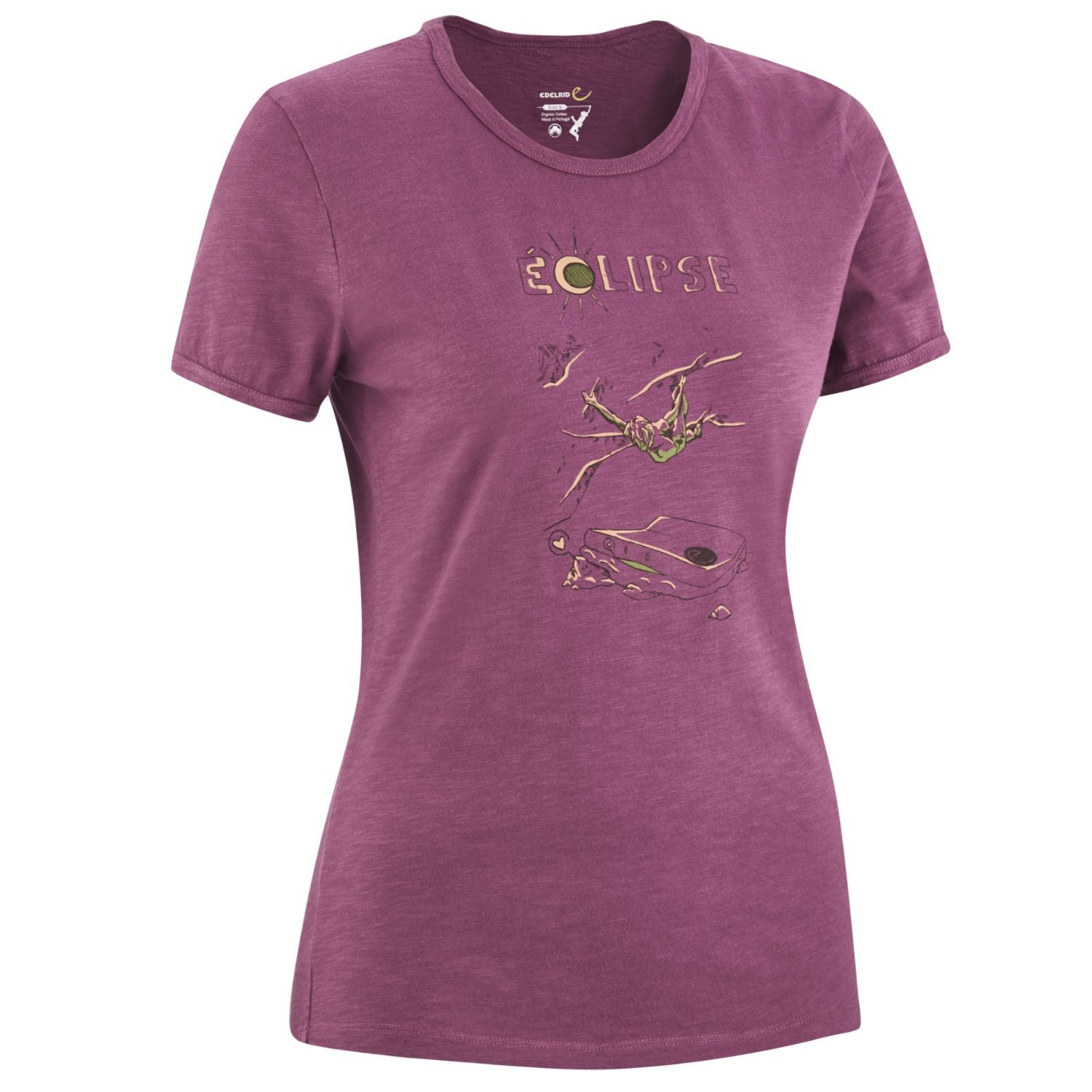 Edelrid Womens Highball Tee III - Plum