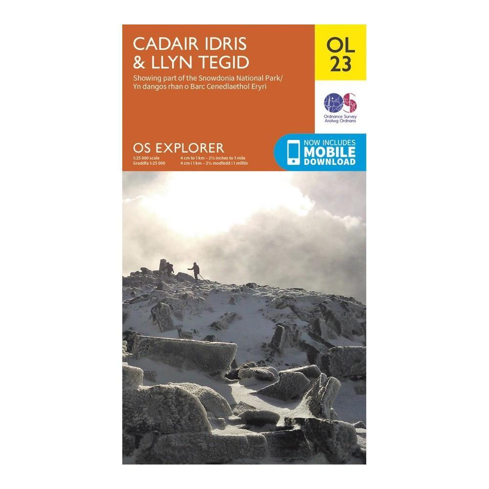 Cadair Idris and Llyn Tegid - OS Explorer Map OL23